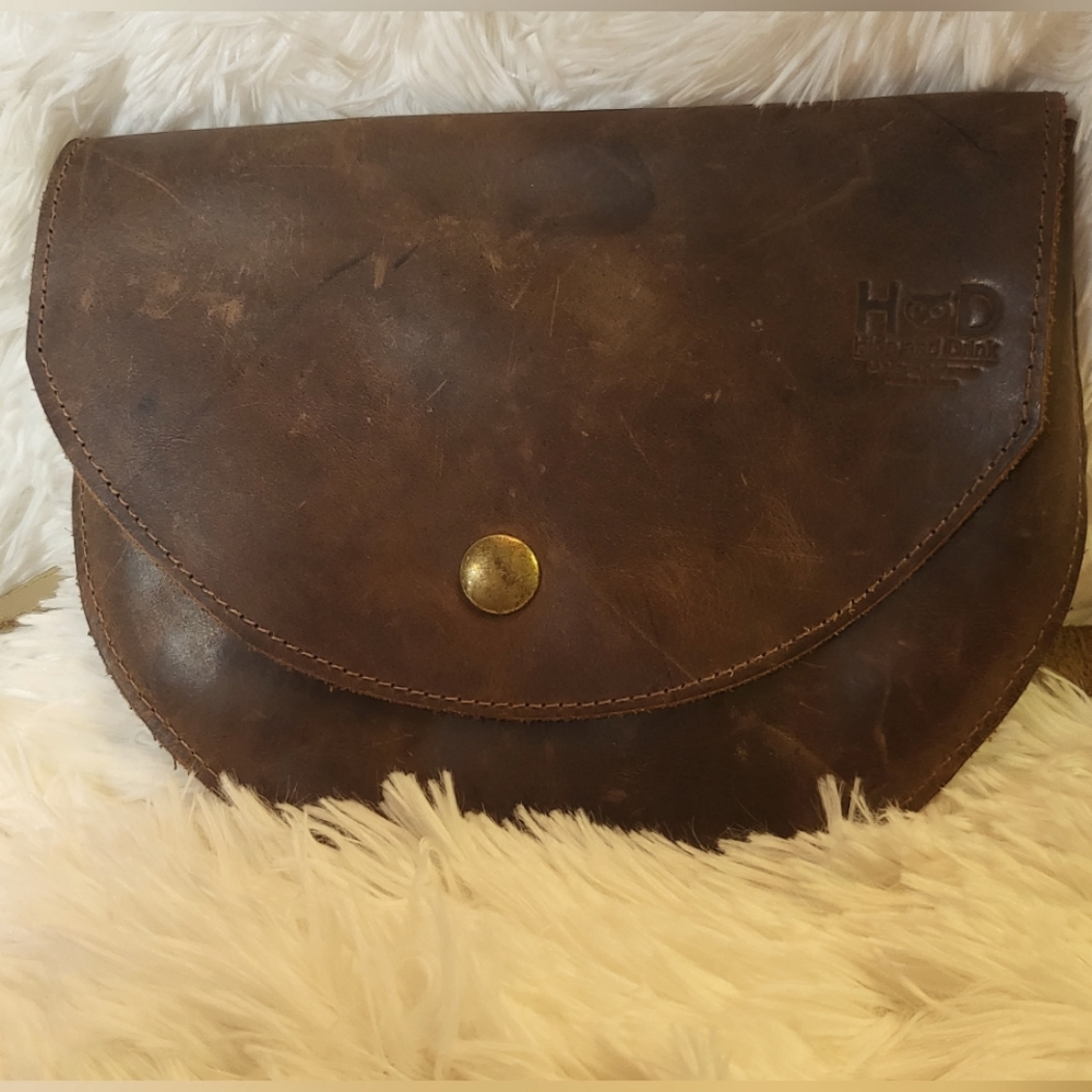 Leather belt bag